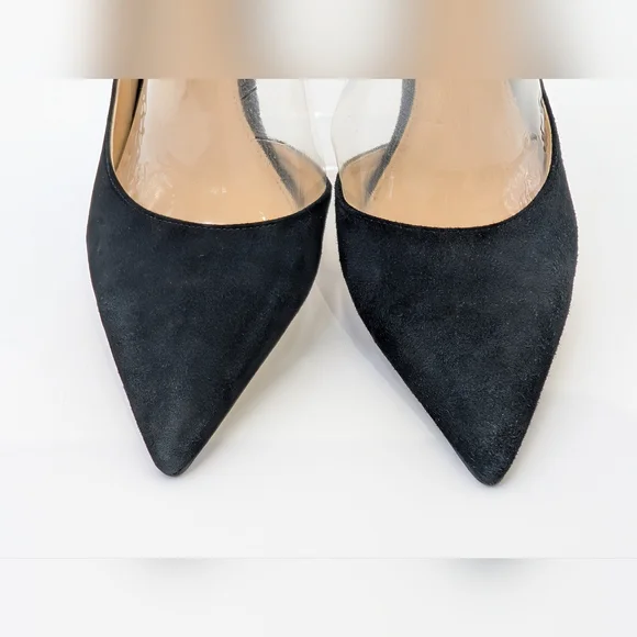 Ivanka Trump Britta D'Orsay Leather Black Women's Suede 3" Heel Size 8.5M /1W-9A - Picture 7 of 17